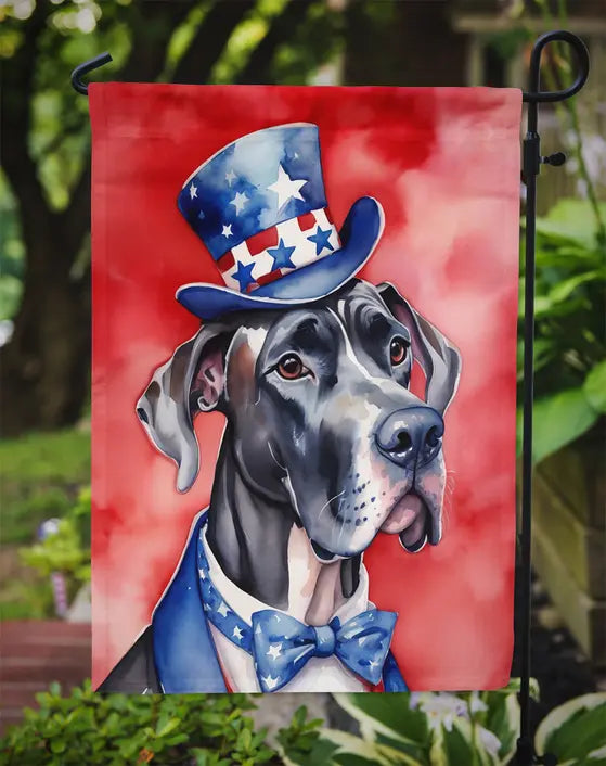 Great Dane Patriotic American Garden Flag Caroline's Treasures