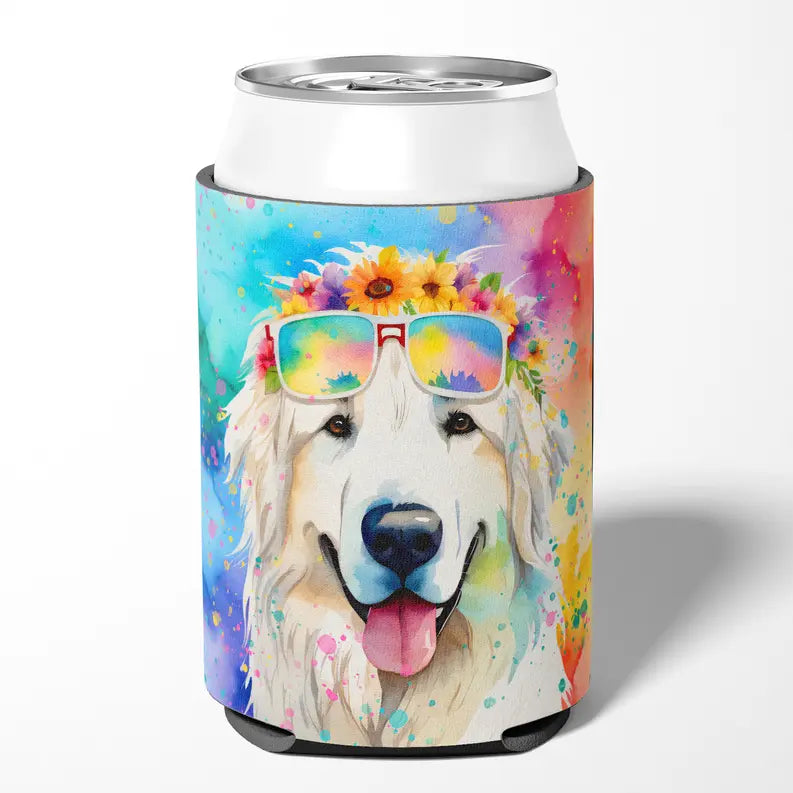 Great Pyrenees Hippie Dawg Pair of Pot Holders Caroline's Treasures