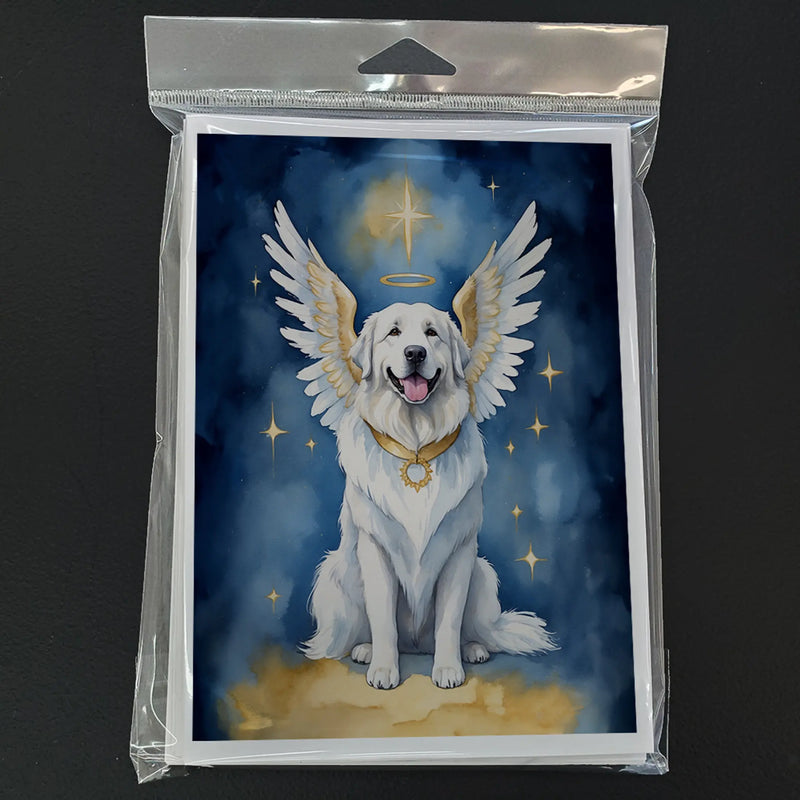 Great Pyrenees My Angel Greeting Cards Pack of 8 Caroline's Treasures