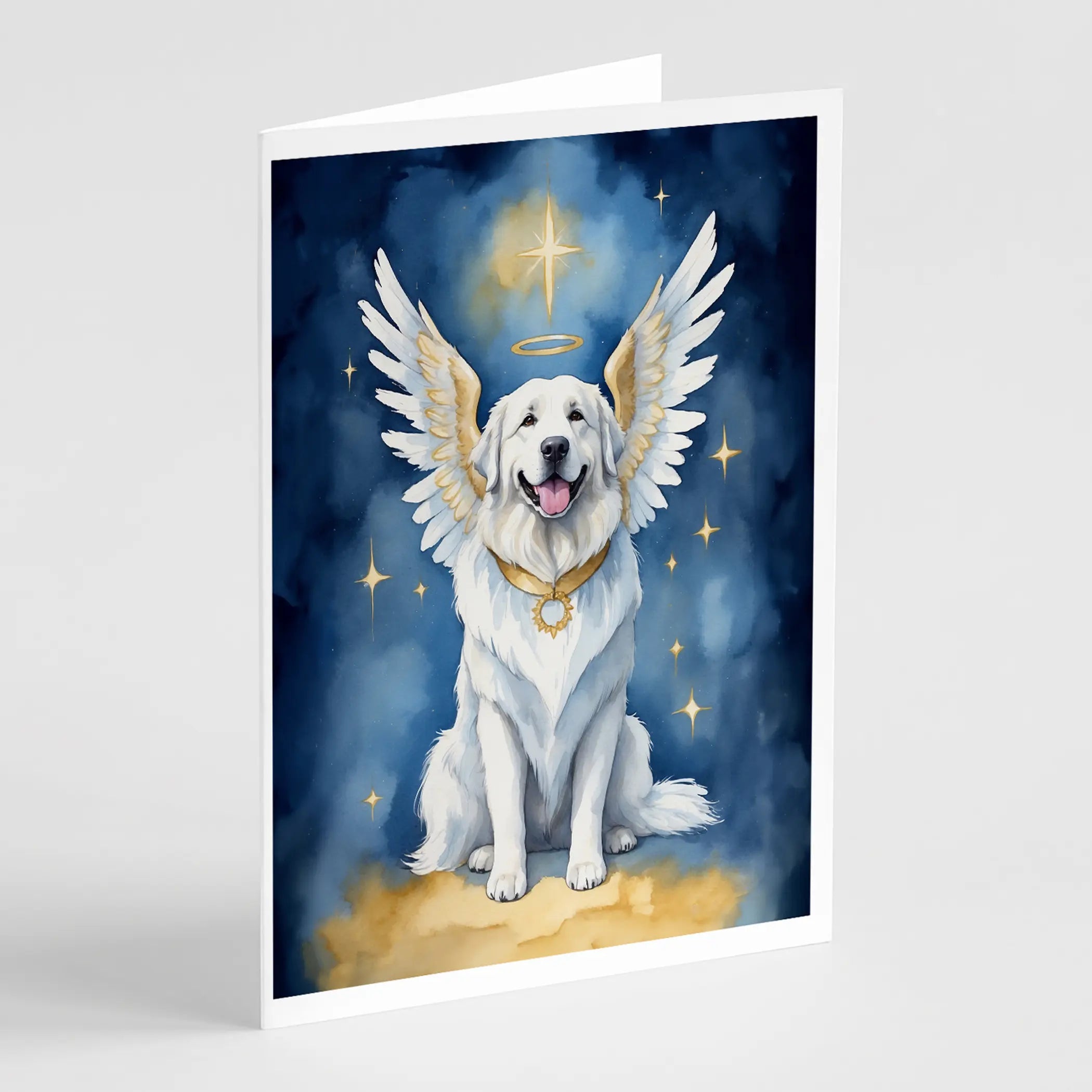 Great Pyrenees My Angel Greeting Cards Pack of 8 Caroline's Treasures