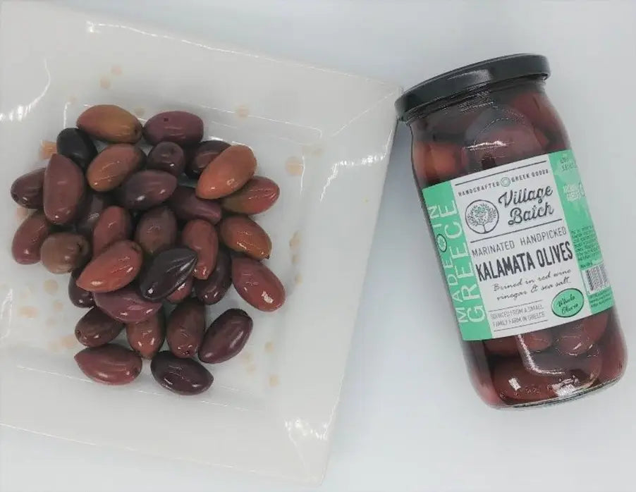 Greek Kalamata Olives Marinated Village Batch