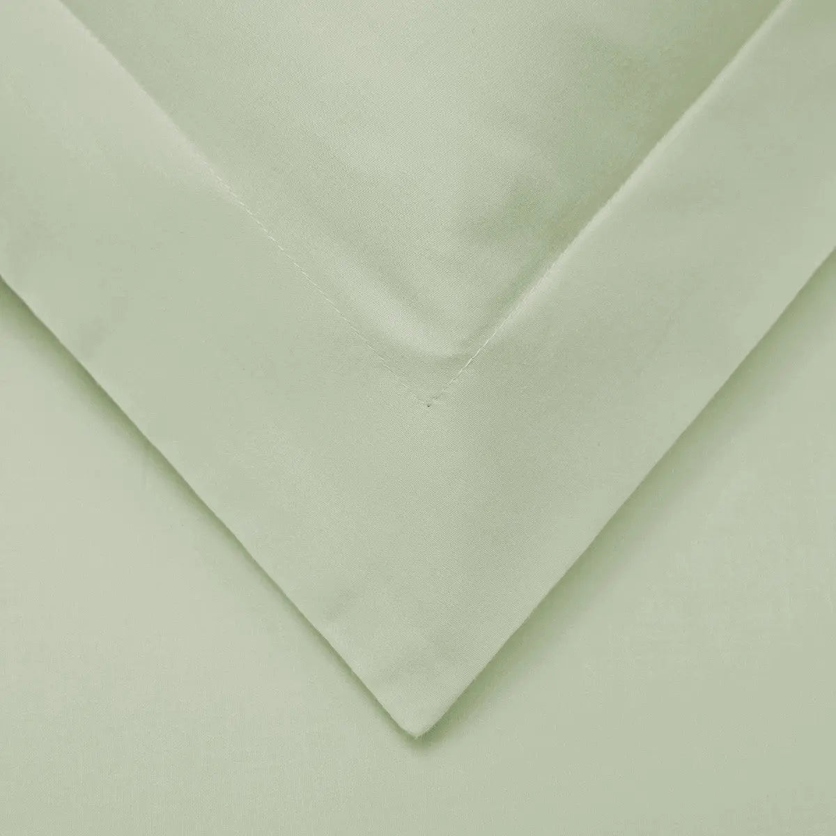 Green King Cotton Blend Washable Duvet Cover Set With Two Shams Homeroots Bed & Bath