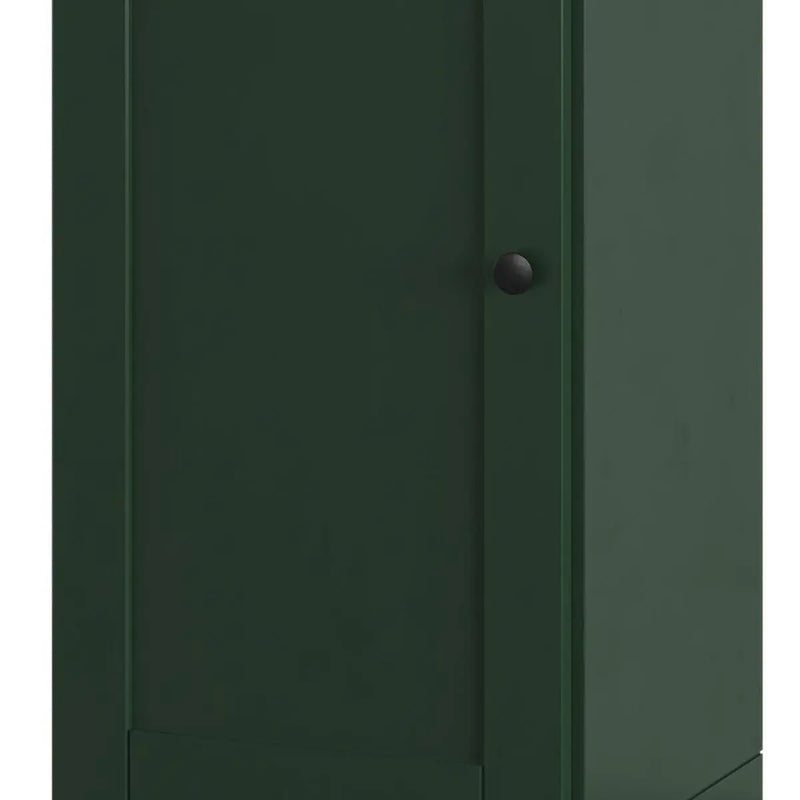 Green Ten Pair Solid WoodShoe Storage Cabinet Homeroots Organization