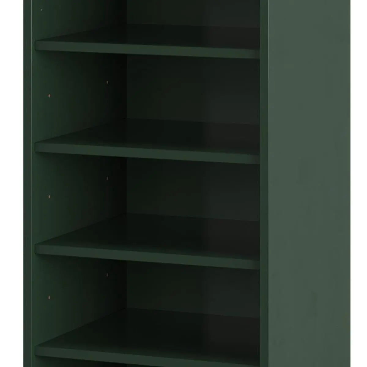 Green Ten Pair Solid WoodShoe Storage Cabinet Homeroots Organization
