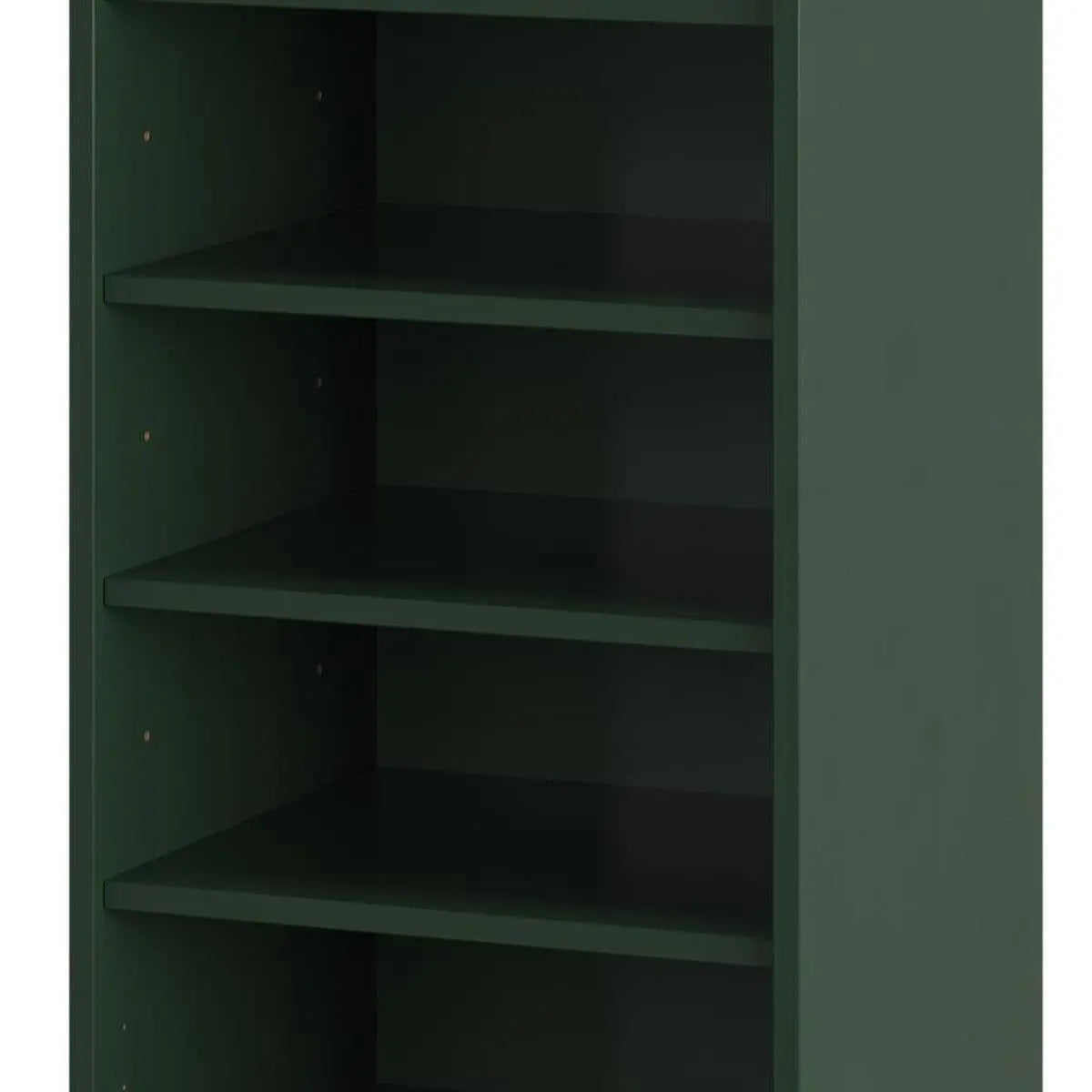 Green Ten Pair Solid WoodShoe Storage Cabinet Homeroots Organization