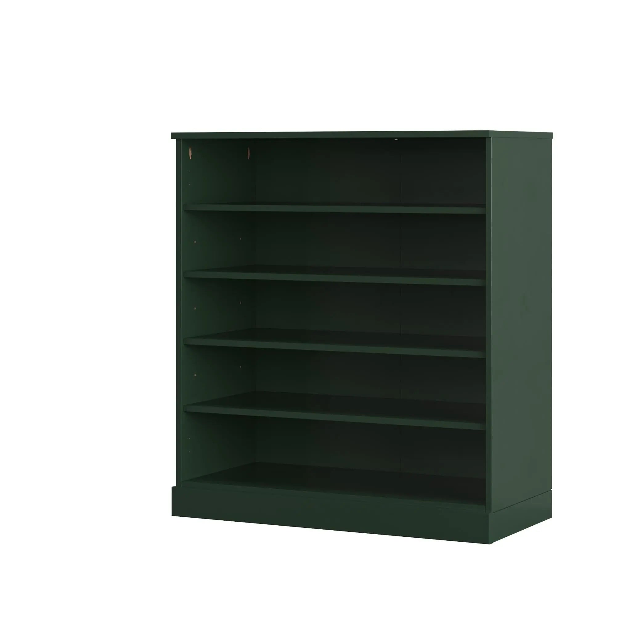 Green Twenty Pair Solid WoodShoe Storage Cabinet Homeroots Organization