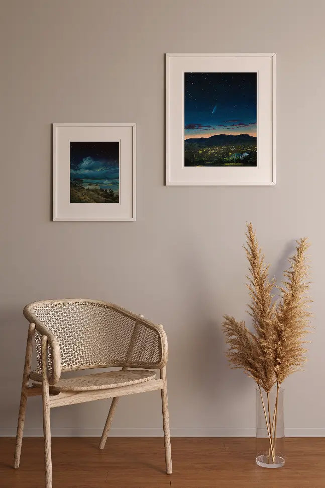 Griffith Observatory w/ Storm Clouds The Crafted Prints