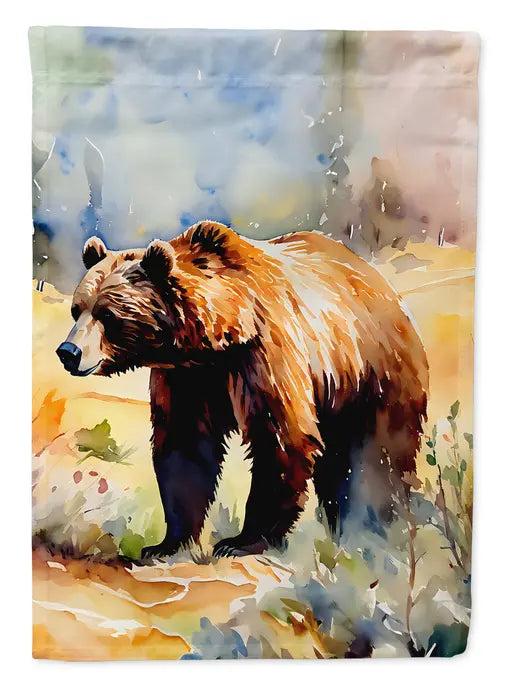 Grizzly Bear Garden Flag Caroline's Treasures