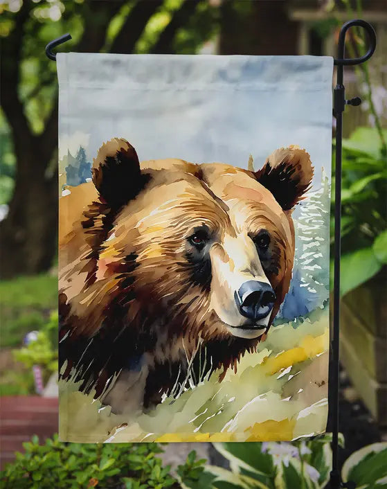 Grizzly Bear Garden Flag Caroline's Treasures