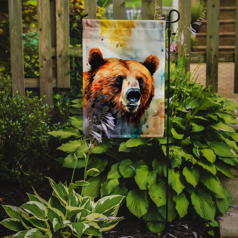 Grizzly Bear Garden Flag Caroline's Treasures
