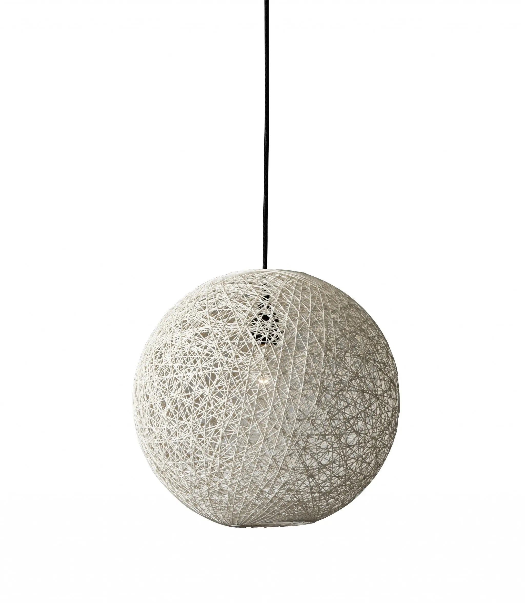 Groovy Rattan String Shade Large Pendant Light Homeroots Lighting