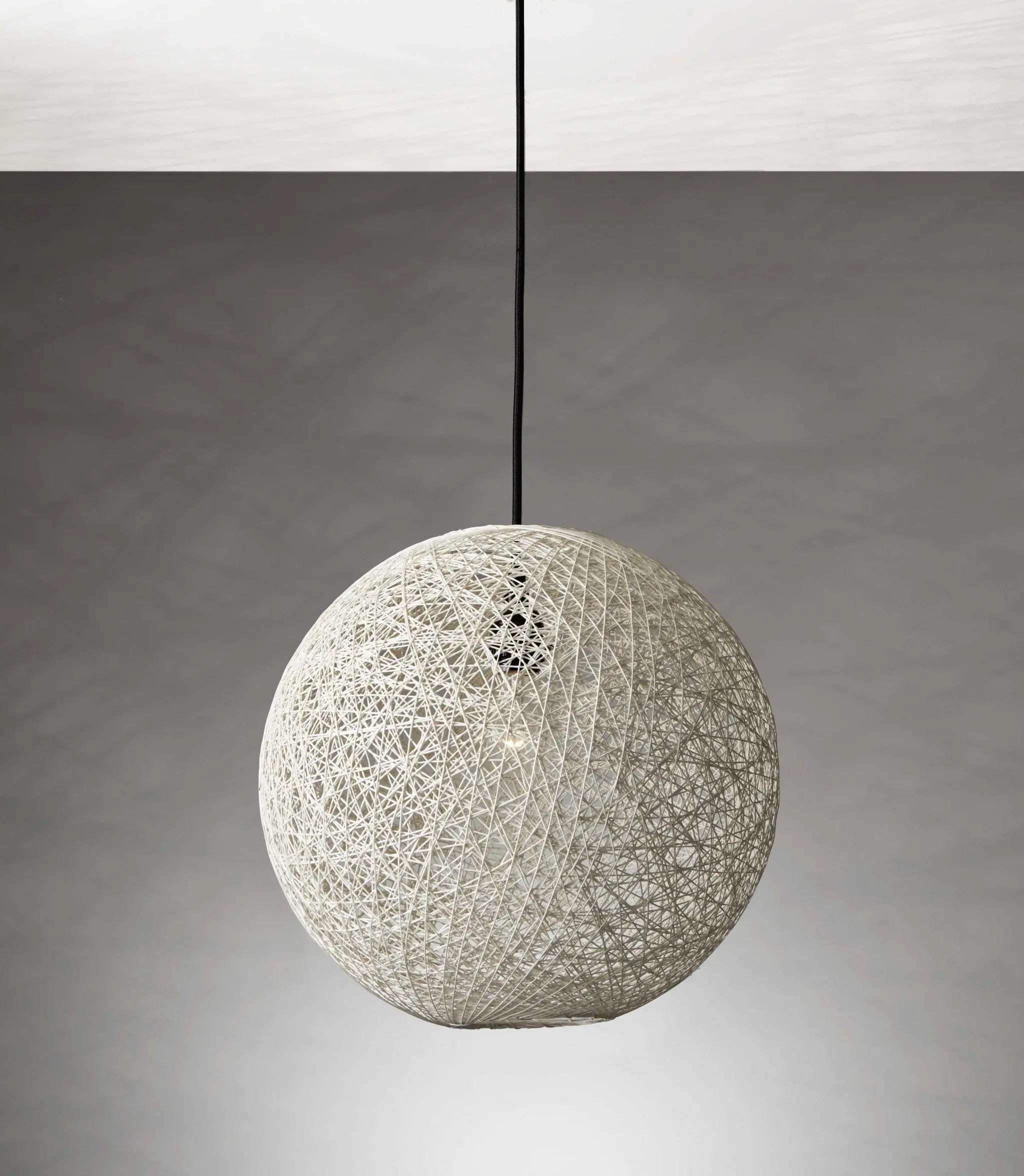 Groovy Rattan String Shade Large Pendant Light Homeroots Lighting