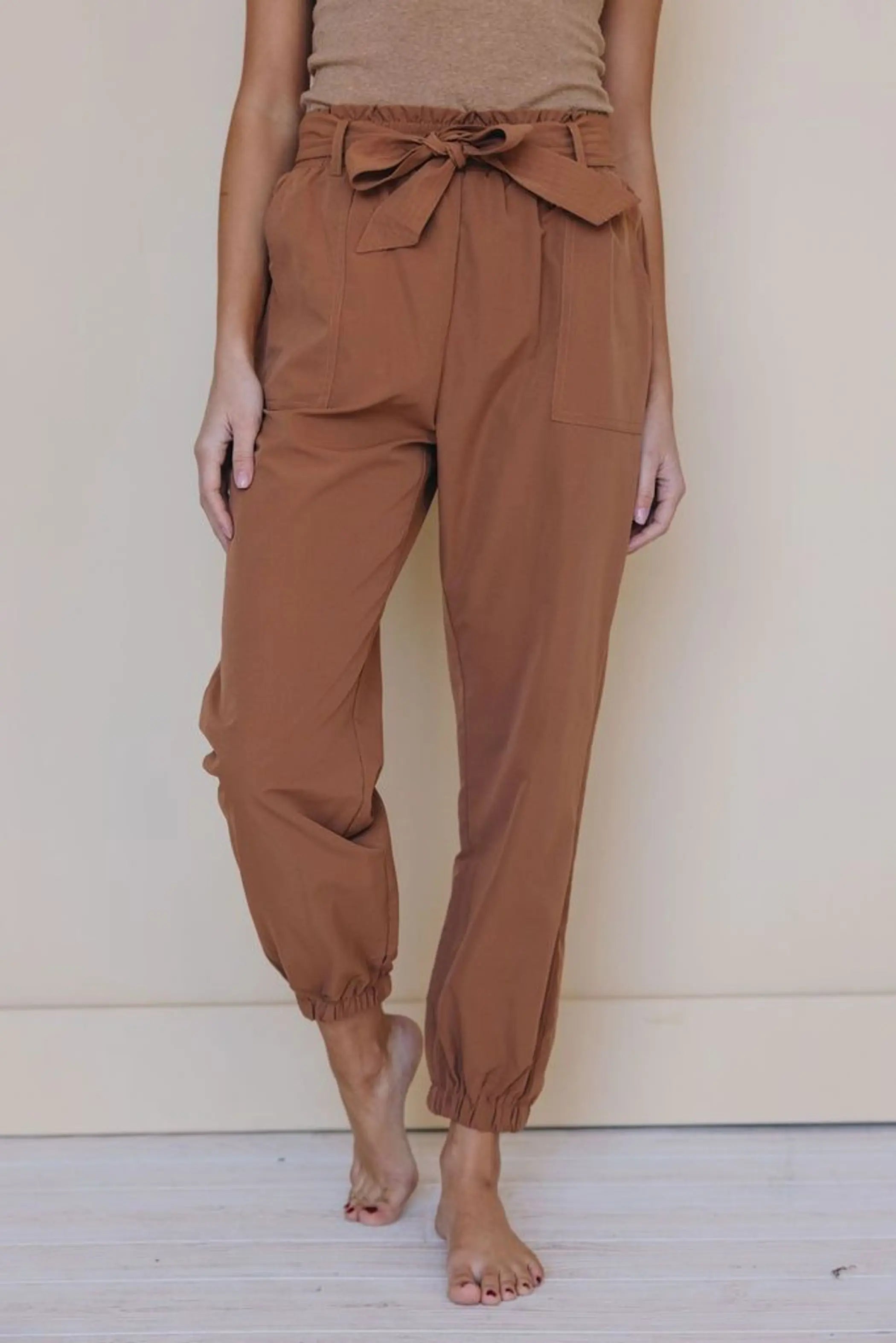 Ground Up Paperbag Pants Stay Warm in Style