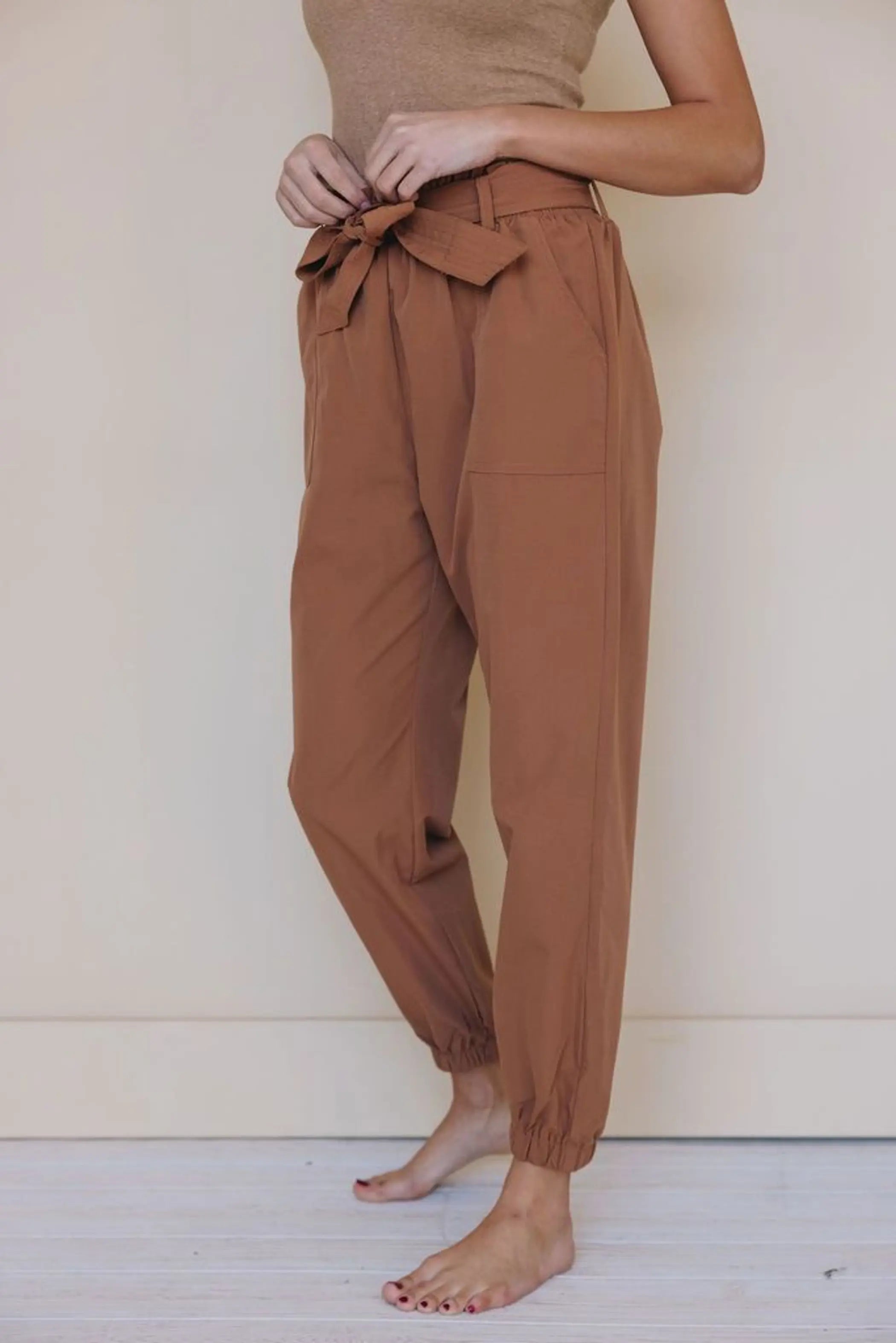 Ground Up Paperbag Pants Stay Warm in Style