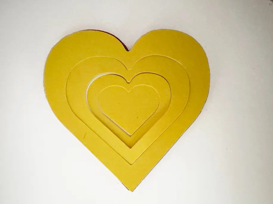 Growing Heart Large Assorted Color Cut-Out Creative Shapes