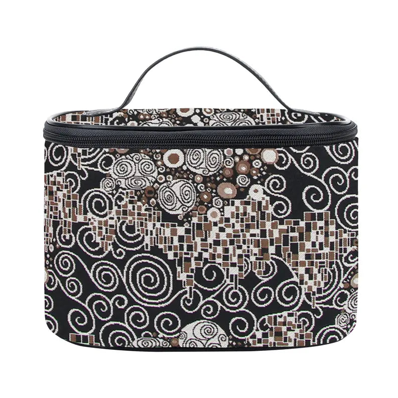 Gustav Klimt The Kiss Toiletry Vanity Travel Bag Signare USA