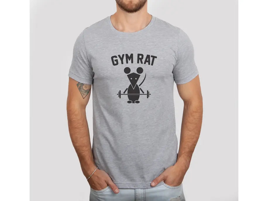 Gym Rat Funny Workout T-Shirt Stiles Tee