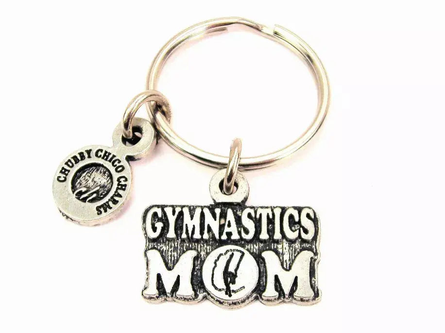 Gymnastics Mom Key Chain Chico Charms