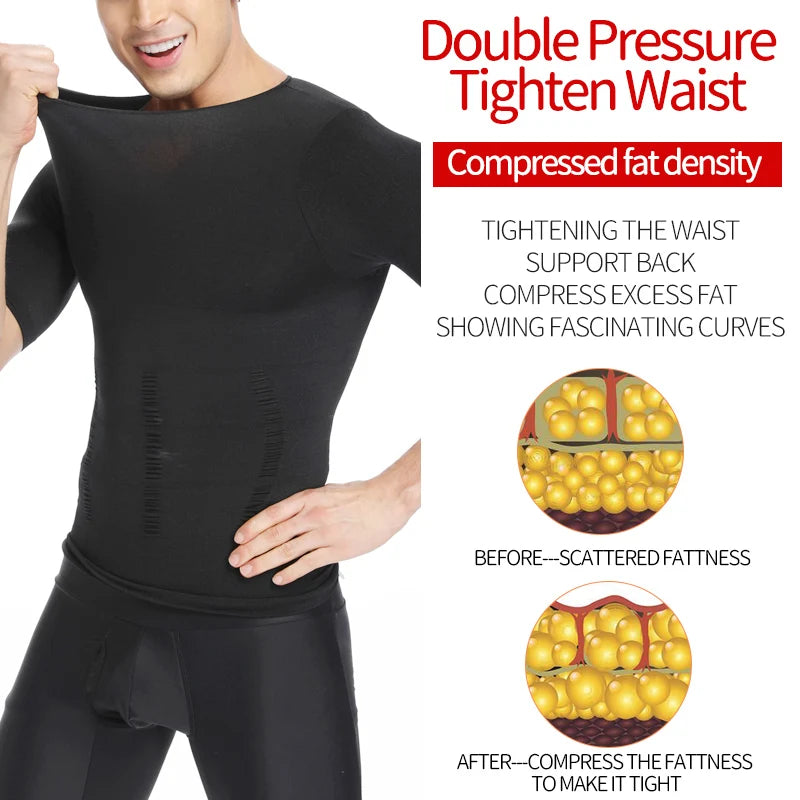 Men Slimming Body Shaper Belly Control Shapewear Man Shapers Modeling Underwear Waist Trainer Corrective Posture Vest Corset - GreatEagleInc