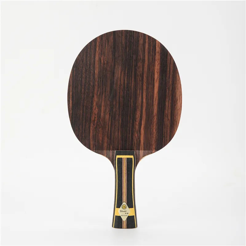 Stuor BLACK GOLD Violent Ebony Carbon ZLC built-in ALC inner Table Tennis Blade Ping Pong Racket fast attack High elasticity long handle FL