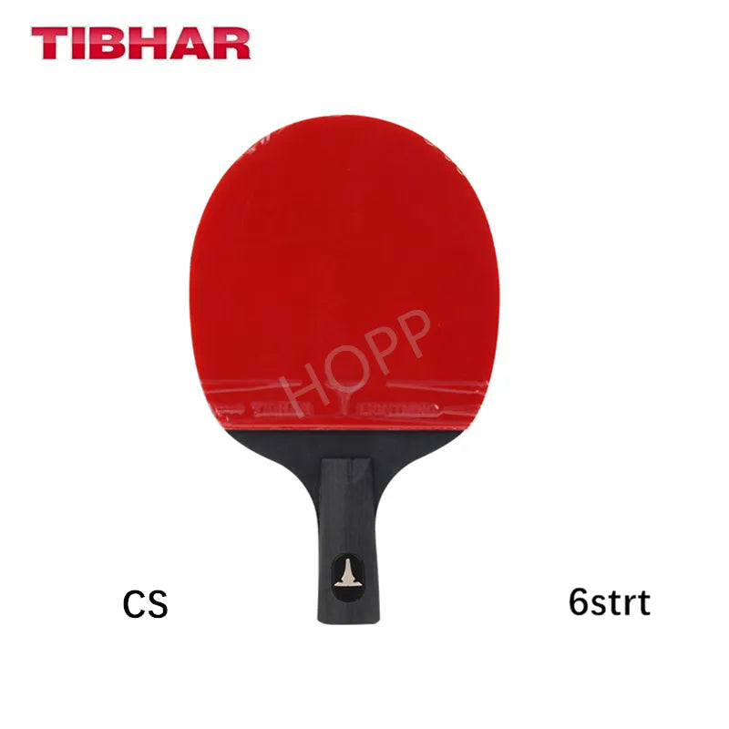 TIBHAR Table Tennis Racket 6/7/8/9 Star Sticky Rubber Pimples-in Professional Hight Quality Original TIBHAR Racket Ping Pong Bat CS 6 STAR