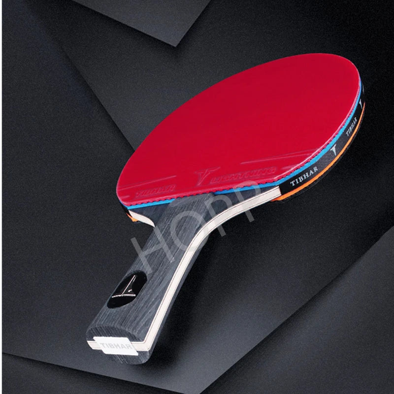 TIBHAR Table Tennis Racket 6/7/8/9 Star Sticky Rubber Pimples-in Professional Hight Quality Original TIBHAR Racket Ping Pong Bat