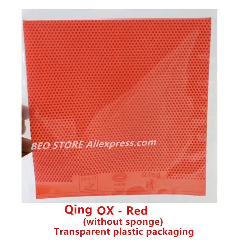 YINHE Qing Pimples Long Rubber/ OX Topsheet Galaxy pips in Table Tennis rubber ping pong sponge Red OX