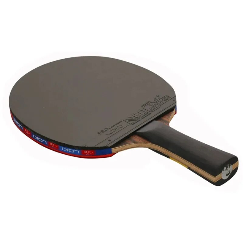 LOKI Gold Version 6 Star Table Tennis Racket Ebony Table Tennis Blade Fast Attack Ping Pong Racket Carbon Pingpong Paddle