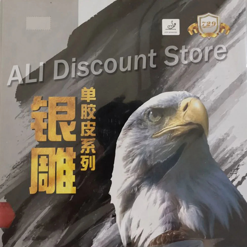 RITC 729 Friendship 563 Medium Pips-Out Table Tennis (PingPong) Rubber Without Sponge (Topsheet, OX)