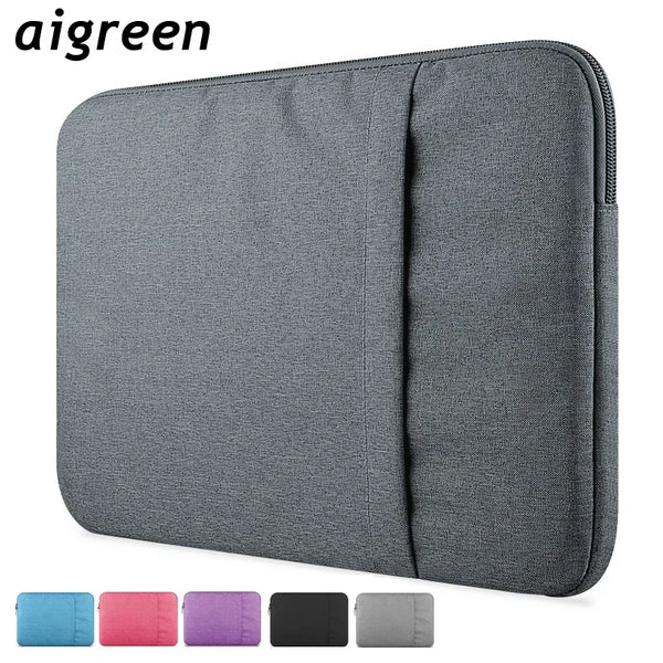 Brand Aigreen Laptop Bag 11,12,13.3,14,15.6,16 Inch,Waterproof Sleeve Case For Macbook Air Pro M1 Notebook Computer Lady Man - GreatEagleInc
