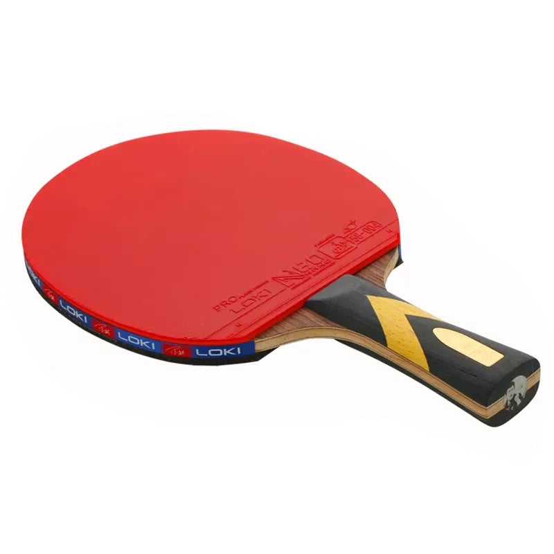 LOKI Gold Version 6 Star Table Tennis Racket Ebony Table Tennis Blade Fast Attack Ping Pong Racket Carbon Pingpong Paddle