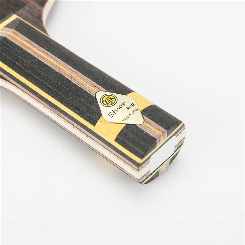 Stuor BLACK GOLD Violent Ebony Carbon ZLC built-in ALC inner Table Tennis Blade Ping Pong Racket fast attack High elasticity