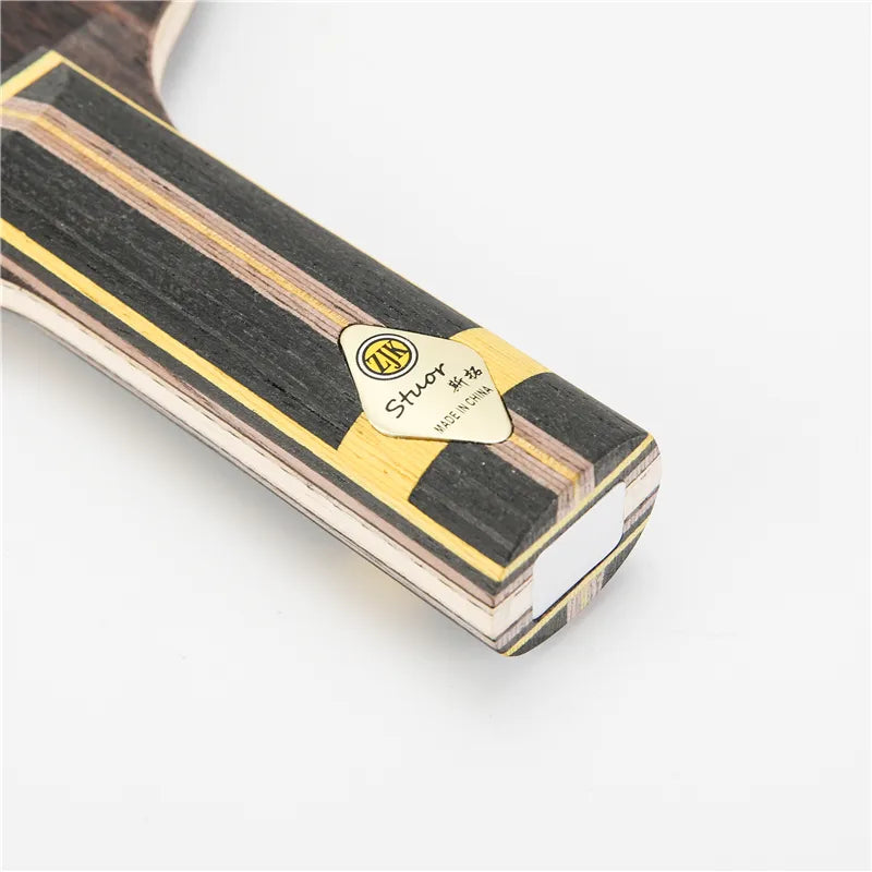 Stuor BLACK GOLD Violent Ebony Carbon ZLC built-in ALC inner Table Tennis Blade Ping Pong Racket fast attack High elasticity