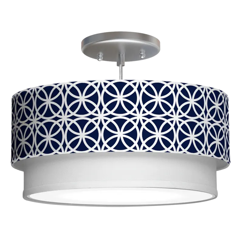 HOLLYWOOD TIERED DRUM PENDANT SBC-LTD