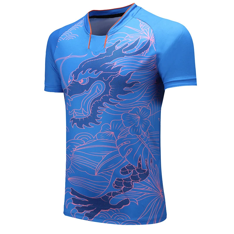 NEW Sports CHINA Dragon Table Tennis Jerseys Shorts Men Women Child Kids Ping Pong Jersey Table Tennis Shirt Sets Sport Shirts