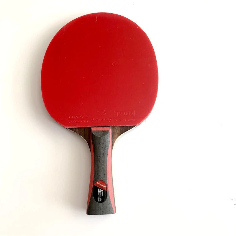 Lemuria Professional Carbon Fiber Table Tennis Racket Double Face Pimples-in Rubber 2.15MM Sponge FL Or CS Handle Ping Pong Bat