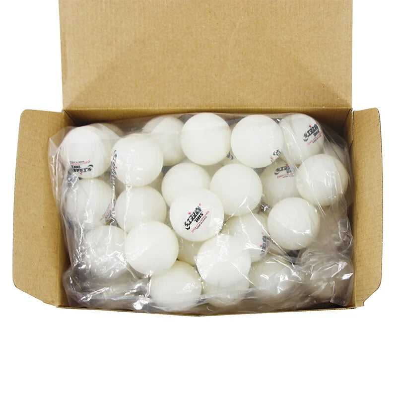 DHS Table Tennis Ball 120 Balls 1 Star D40+ Balls For Table Tennis Training ABS Seamed Poly Plastic Ping Pong Balls