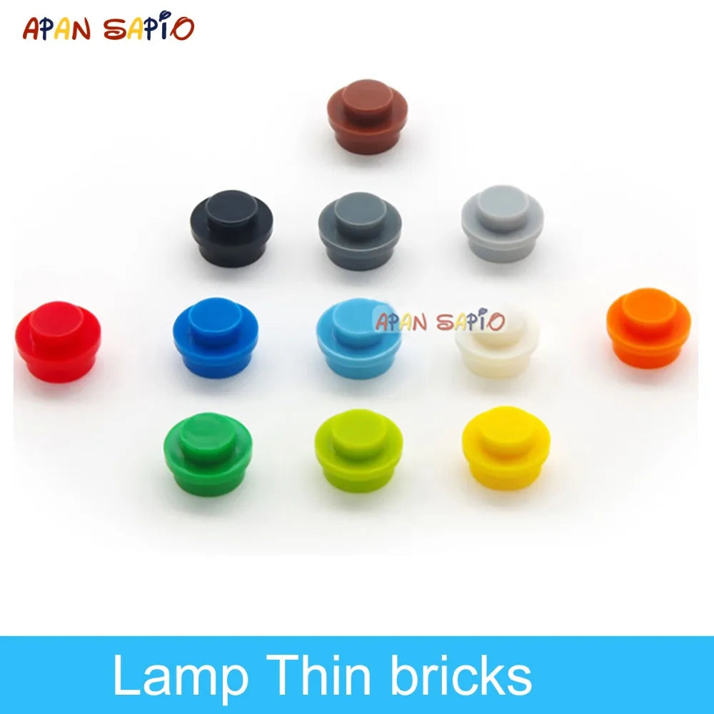 600pcs DIY Building Blocks Thin Figures Bricks Lamp 12Colors Educational Creative Size Compatible With 4037 Toys for Children - GreatEagleInc