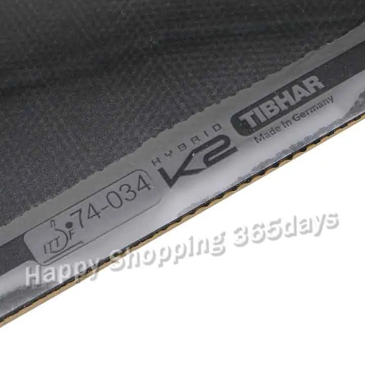 TIBHAR 2019 New HYBRID K2 (Sticky rubber + German Hard Sponge, Speed & Spin) Pips-in Table Tennis Rubber Ping Pong Sponge