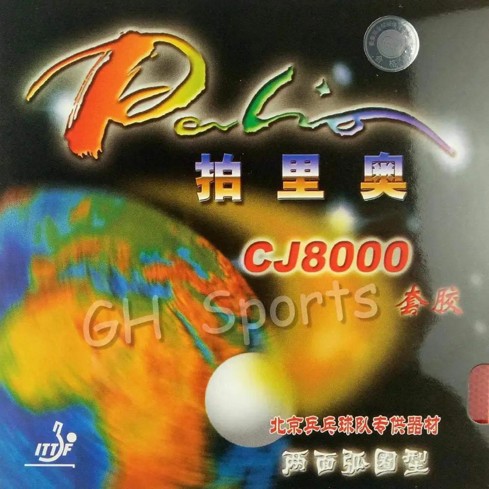 Palio CJ8000 (2-Side Loop Type) Pips-In Table Tennis (PingPong) Rubber With Sponge - Red 1.5mm H36-38