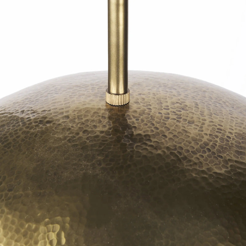 Hammered Gold Metal Hanging Pendant Light Homeroots Lighting