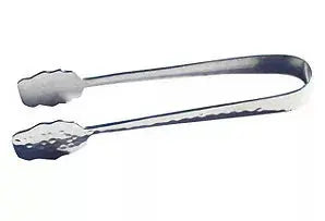 Hammered Ice Tong Silver Plate Corbell Silver