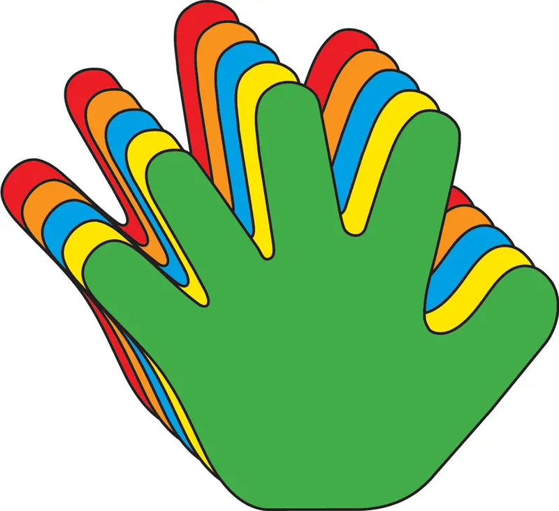 Hand Foam Assorted Colors Creative Cut-Outs Creative Shapes