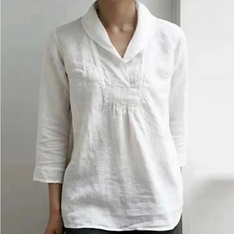 Handmade- 100% Linen Simple Design Top Pawsome Pet