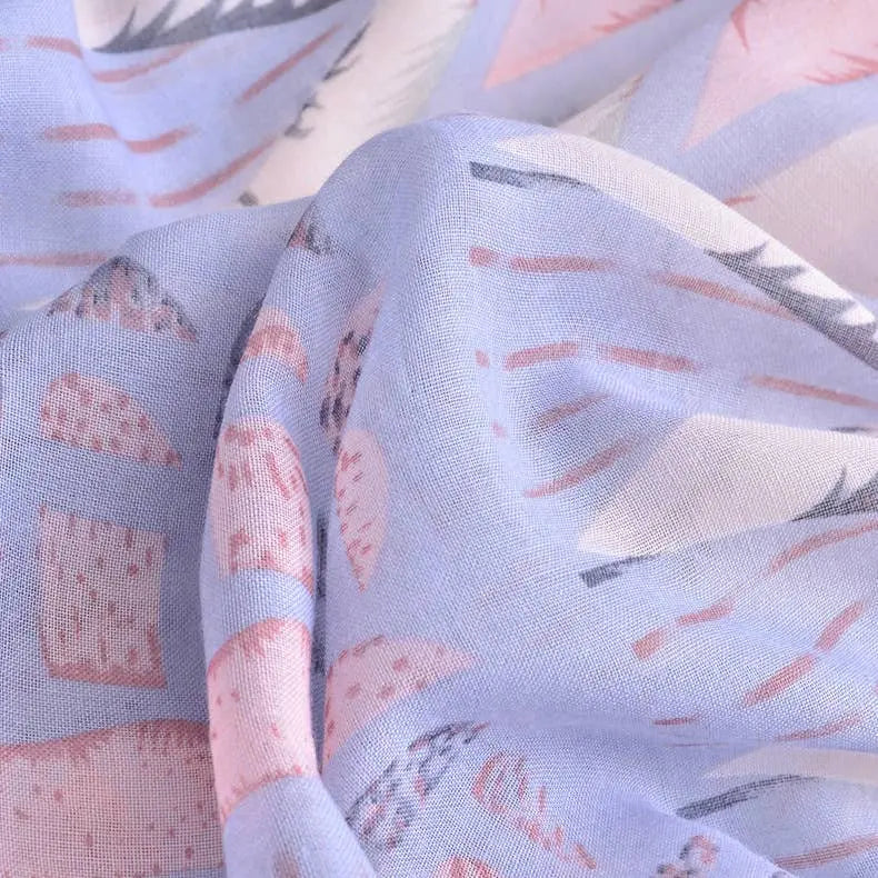 Handmade Beautiful Soft Voile Fall Scarf Pawsome Pet