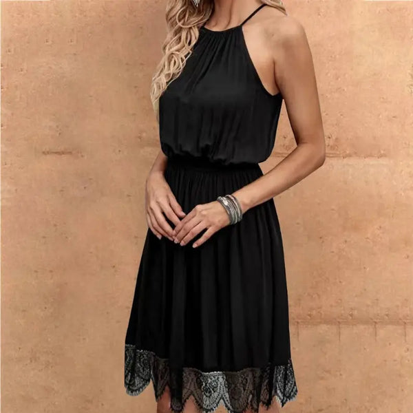 Handmade Dress -Black Simple Dress Pawsome Pet
