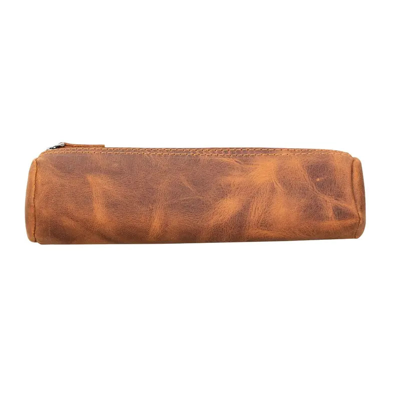 Handmade Genuine Cow Leather Pencil Case Toronata