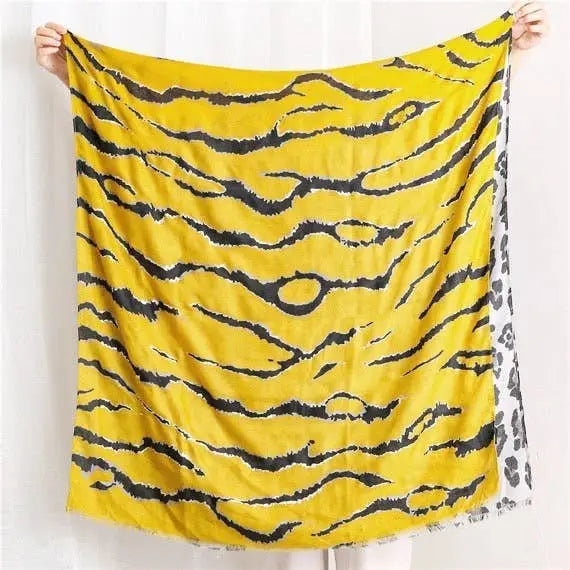 Handmade Golden  and Black Tiger Leopard Skin Pattern Pawsome Pet