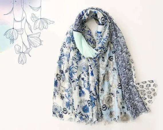 Handmade Soft Long Voile Scarves Pawsome Pet