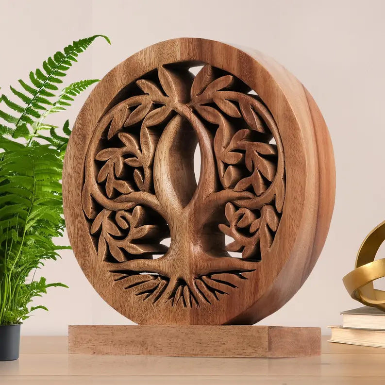 Handmade Wooden Sculpture Decozen